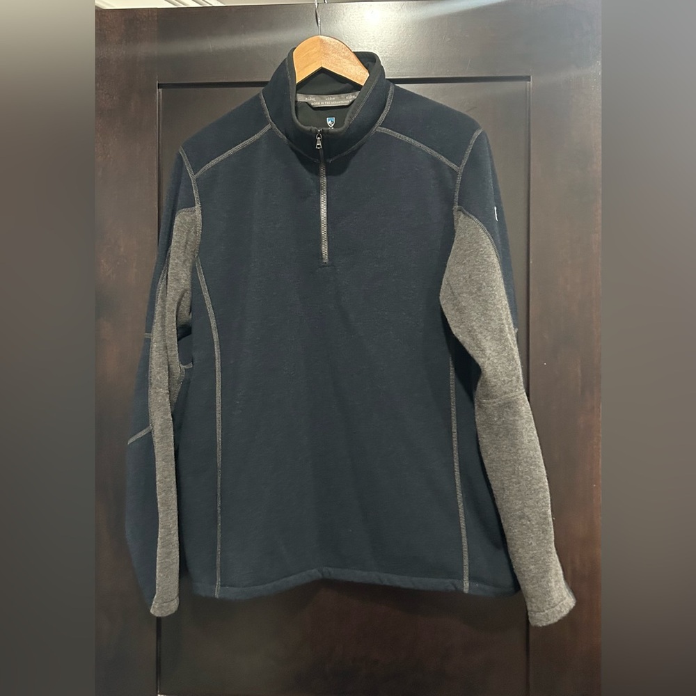 Kuhl Size Medium Men's Revel 1/4 Zip Pullover Sweater